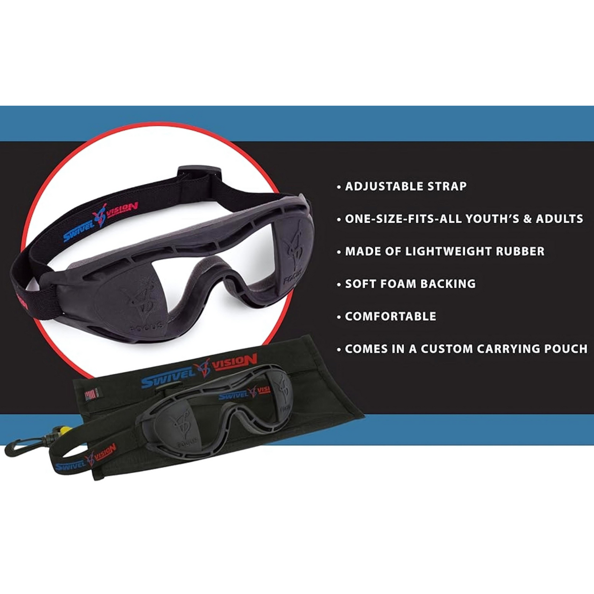 Professional Vision Training Goggles  |  One Size Fits All