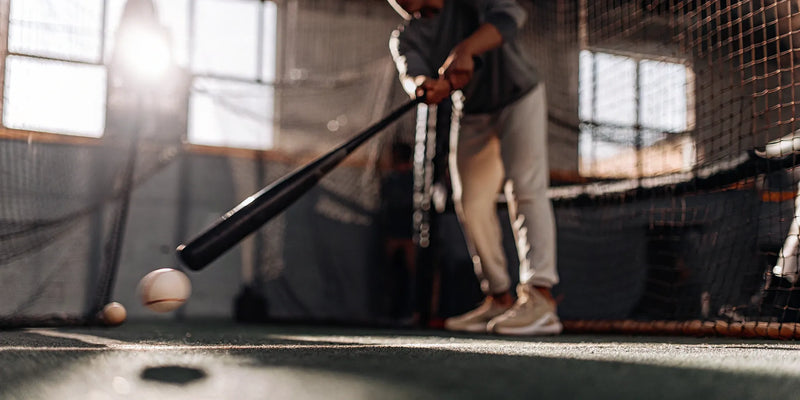 A softball player uses batting vision tools to sharpen her focus for a powerful swing.