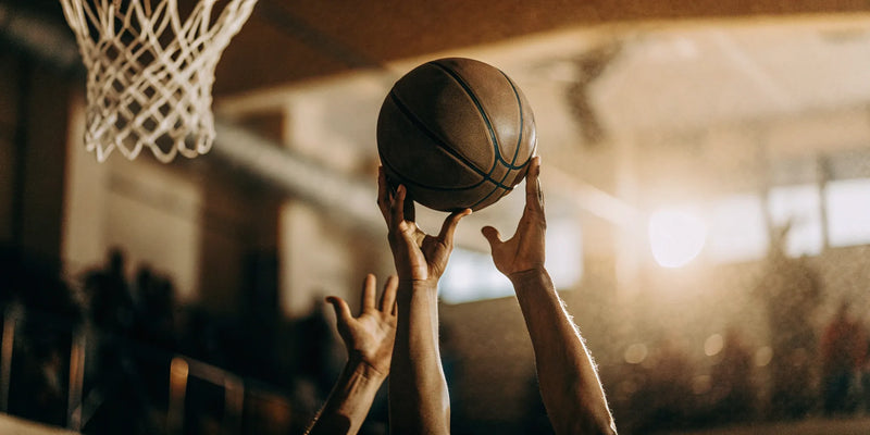 Basketball player using drills to improve shooting focus and accuracy.