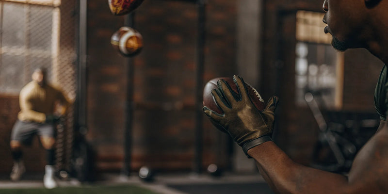 Athlete using the best equipment for hand eye coordination training.