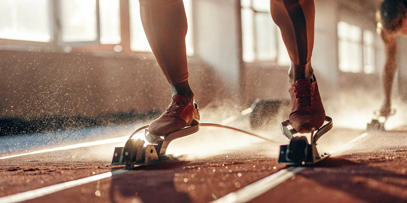 An athlete using reflex training tools, a top buy for improving reaction time.